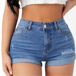 Denim Blue Women's Shorts